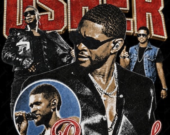 Usher Raymond  Tour 2026 T-Shirt PNG (Digital Download)