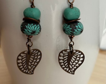 Artisan Leaf Earrings