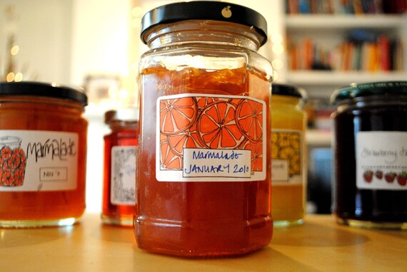 Items similar to Printable Marmalade Label on Etsy