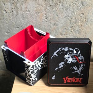 Venom Spider-Man MTG Commander Deck Box | 3D Printed Marvel Gift