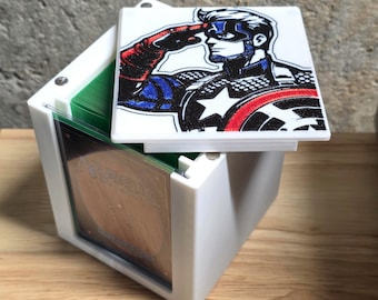 mtg captain america commander deck MTG Commander Deck EDH Deck Captain America, First Avenger 100 Magic Cards  Custom Deck Jeskai Equipment Marvel Voltron