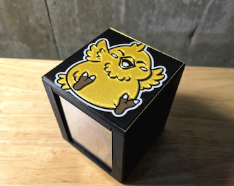 Golden Chocobo - Magnetic Commander Showcase Deck Box - Etsy Golden Chocobo - Magnetic Commander Showcase Deck Box - Etsy