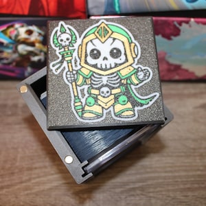 necron card sleeves Venomskull  The Risen Plague  MTG Size  100 Smooth Matte Trading (FN34S) Sleeves fit cards 88 x 63 mm (standard TCG card size). Netherblade Card Sleeves: Gaming Gifts