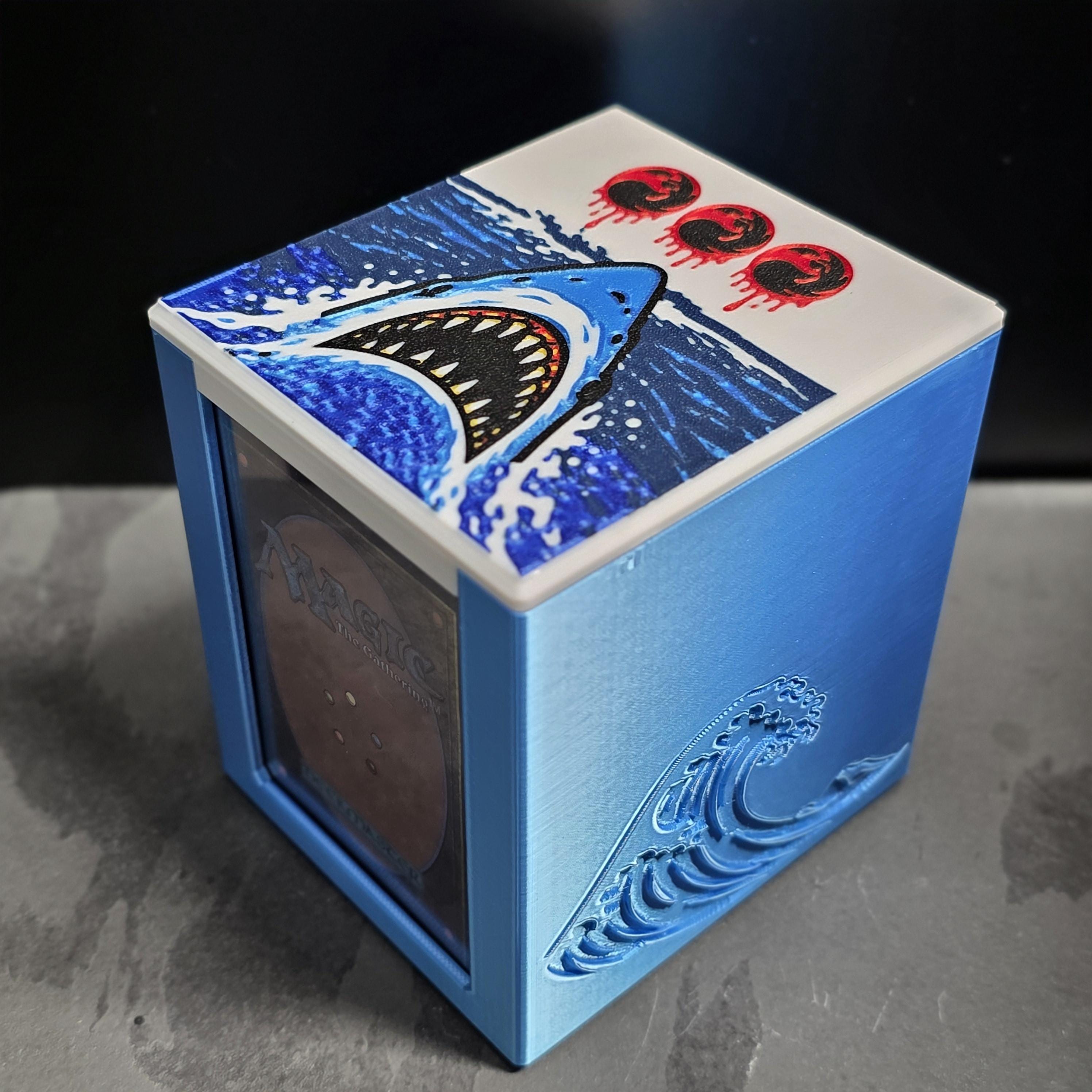 Jaws Shark MTG Deck Box | Commander Deck Box | 3D Printed TCG Card ...