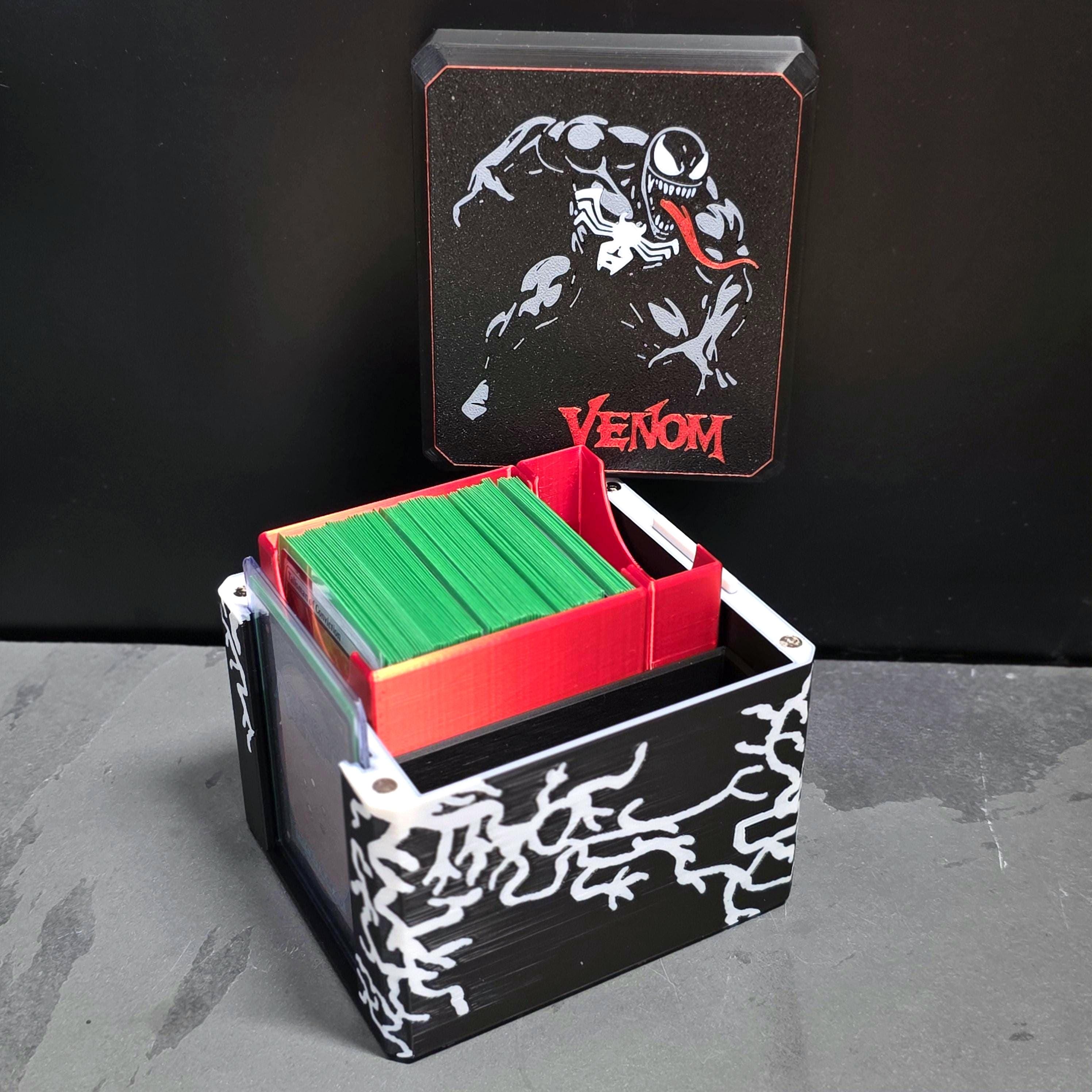 Venom Spider-man MTG Commander Deck Box | 3D Printed Marvel Gift
