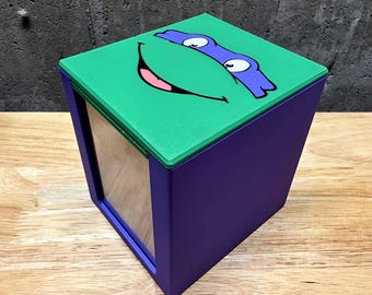 Purple Turtle Magnetic MTG Commander Deck Box |spellkeeper| 3D