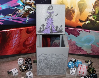 Liliana - Magnetic Commander Showcase Deck Box - Etsy Liliana - Magnetic Commander Showcase Deck Box - Etsy