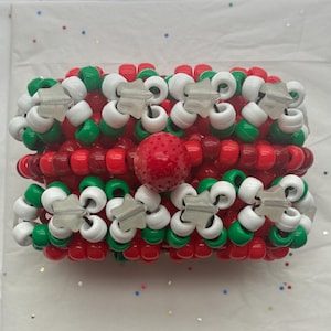 Strawberry Rotating Kandi Cuff