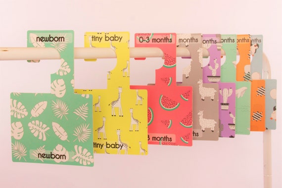 Baby Wardrobe Dividers Pop Prints Design Arrange Etsy
