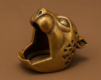 Jaguar Kopfring, Panther Ring, Raubkatzenring, Tier Statement Ring, Wildkatzenschmuck, Herrenring, Tribal Tier Ring