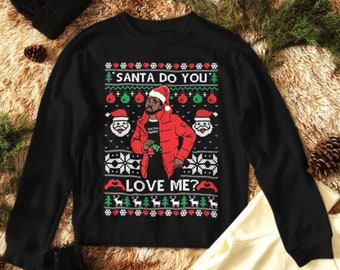 tupac xmas sweater