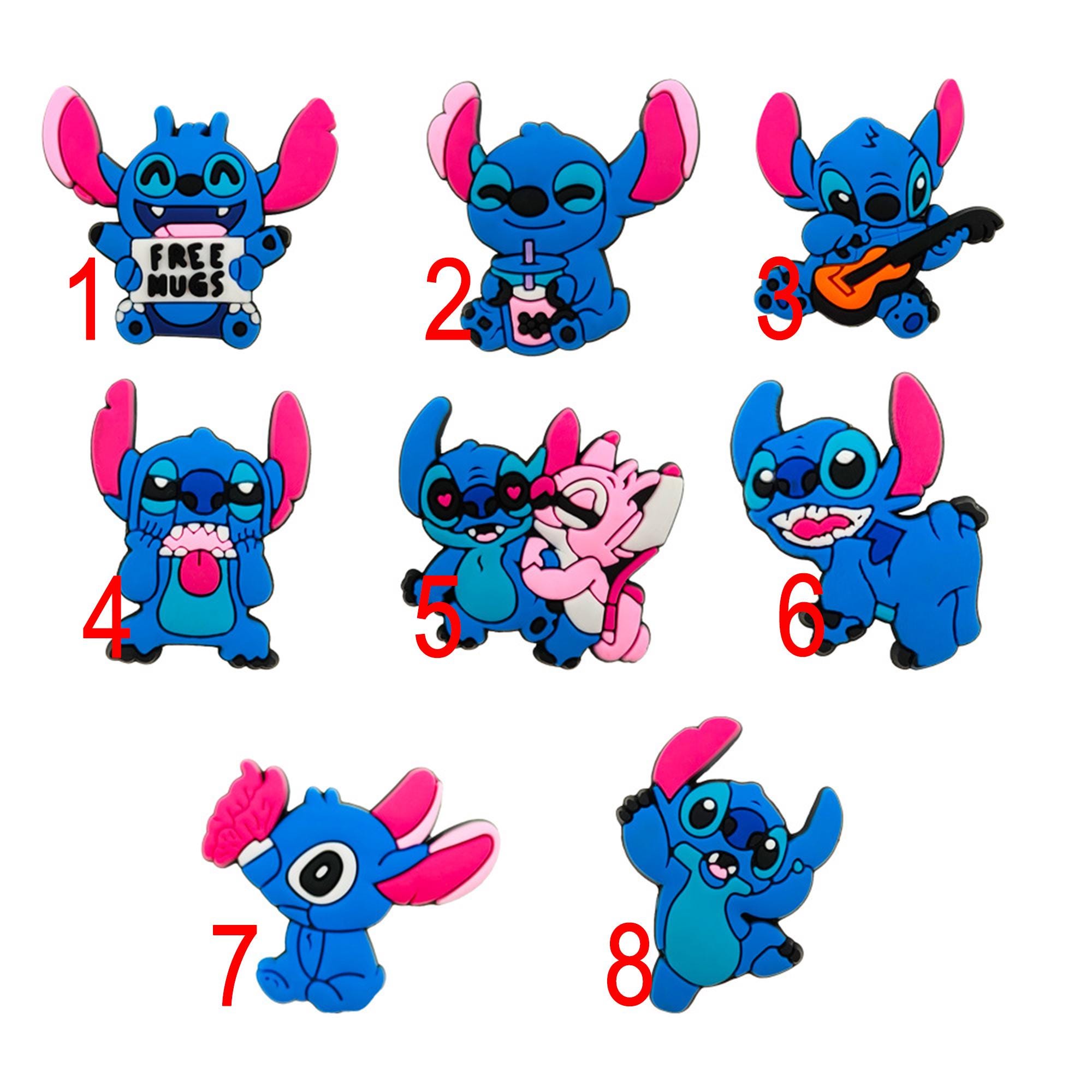 Stitch Croc Charms | Cute Blue Alien Shoe Charms for Crocs | Kawaii ...