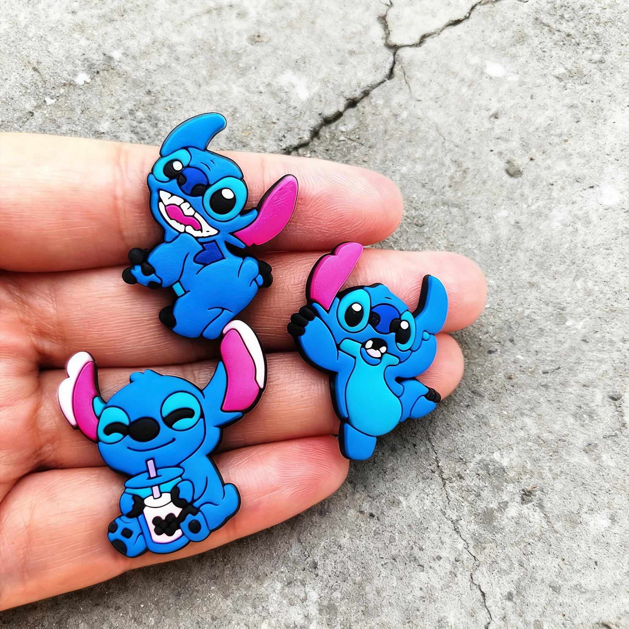 Stitch Croc Charms | Cute Blue Alien Shoe Charms for Crocs | Kawaii ...