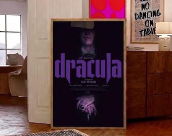 Dracula A Love Tale Poster, Gothic Romance Movie Wall Art, Dark Academia Vampire Decor, Vintage Horror Print