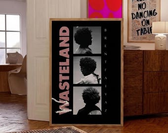 Brent Faiyaz Poster, R&B Album Wall Art, Premium Music Print, Modern Hip Hop Decor, Music Fan Gift