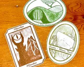 Lord of the Rings Passport Stamp Sticker