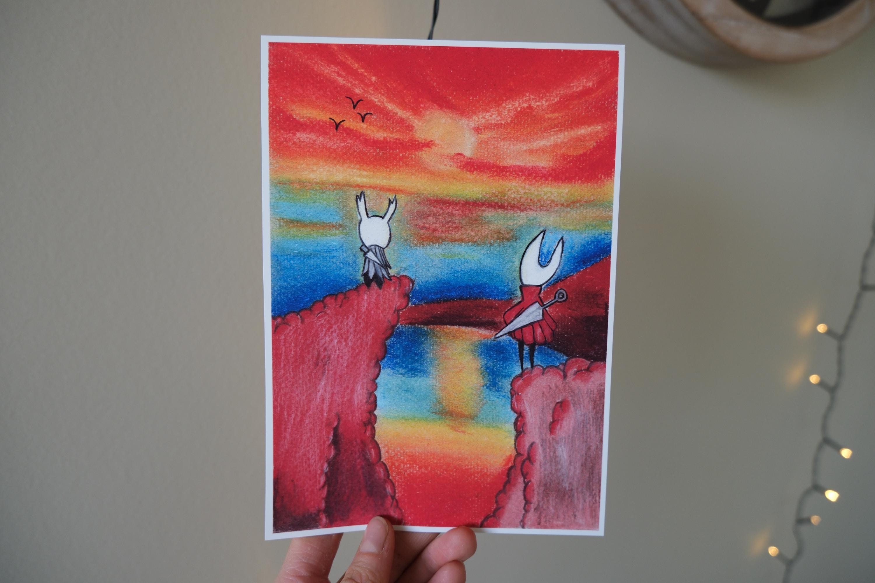 Hollow Knight Sunset Scene || Matte Art Print - Etsy