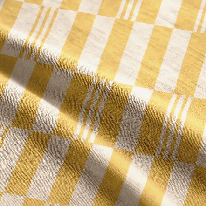 Yellow Checkered Tablecloth – Bright Modern Plaid Table Cover for Spring Summer Dining, Sunny Fresh Kitchen Decor & Outdoor Entertaining image 20