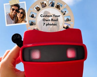 Personalized photo viewer, custom real film roll, vintage-style keepsake gift, wedding, Halloween gift,Thanksgiving gift,anniversary memento