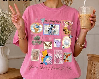 Comfort Colors Pooh Bear T-Shirt, Winnie The Pooh Shirt, Disney Trip Shirt, Pooh Bear Shirt