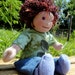 13" Waldorf doll PDF pattern and instructions instant download