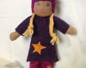 CLOTHING pattern for an 8 inch Waldorf pocket doll PDF pattern.