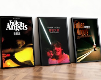 Póster de la película Ángeles Caídos / Cine Clásico / Cine en Casa / Decoración Personalizada para Dormitorio / Decoración para Fans del Cine / Regalo de Cumpleaños