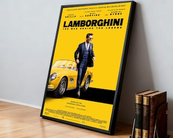 ランボルギーニ 伝説の影の男 映画ポスター | 名作映画 | ホームシアター | パーソナライズされた寮の壁アート | 誕生日プレゼント
