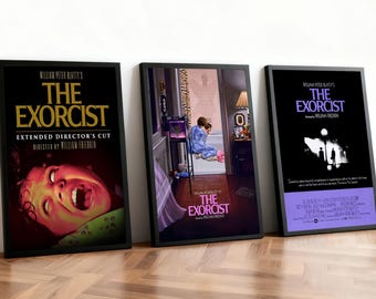 The Exorcist Movie Poster | Classic Films | Home Theater | Personalized Dorm Wall Art | Movie Fan Home Decor | Birthday Gift