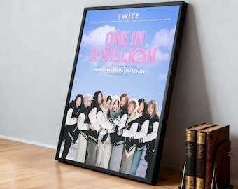 Plakat filmowy „Jeden na tysiąc” | Klasyczne filmy | Kino domowe | Spersonalizowana dekoracja ścienna do akademika | Dekoracja domu dla fanów filmów | Prezent urodzinowy
