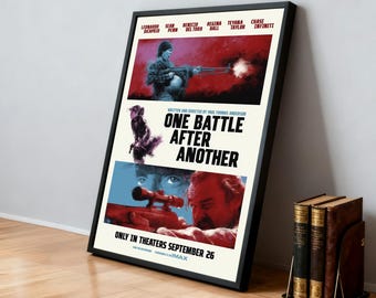 One Battle After Another Movie Poster | Classic Films | Home Theater | Personalized Dorm Wall Art | Movie Fan Home Decor | Birthday Gift