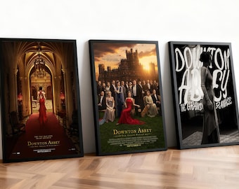 Downton Abbey The Grand Finale Movie Poster | Home Theater | Personalized Dorm Wall Art | Movie Fan Home Decor | Birthday Gift