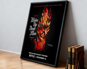 Wake Up Dead Man, un poster del film Knives Out Mystery / Film classici / Arte murale personalizzata per dormitorio / Decorazione per la casa per appassionati di cinema / Regalo di compleanno