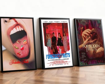Forbidden Fruits Movie Poster | Classic Films | Home Theater | Personalized Dorm Wall Art | Movie Fan Home Decor | Birthday Gift
