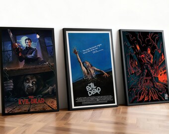The Evil Dead Movie Poster | Classic Films | Home Theater | Personalized Dorm Wall Art | Movie Fan Home Decor | Birthday Gift