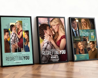Regretting You Movie Poster | Classic Films | Home Theater | Personalized Dorm Wall Art | Movie Fan Home Decor | Birthday Gift