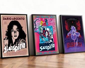Suspiria (1977) Movie Poster | Collector's Edition Poster | Home Theater | Personalized Dorm Wall Art | Movie Fan Home Decor | Birthday Gift