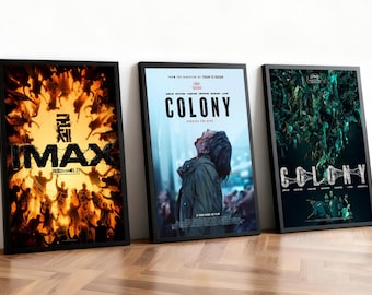 Colony Movie Poster | Classic Films | Home Theater | Personalized Dorm Wall Art | Movie Fan Home Decor | Birthday Gift