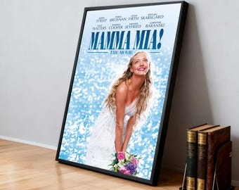Póster de la película Mamma Mia! / Películas clásicas / Cine en casa / Decoración personalizada para dormitorio / Decoración para cinéfilos / Regalo de cumpleaños