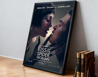 Plakat filmowy "Pocałunek kobiety pająka" | Klasyczne filmy | Kino domowe | Spersonalizowana dekoracja ścienna do akademika | Dekoracja domu dla kinomana | Prezent urodzinowy
