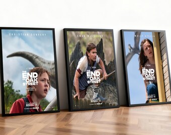 The End of Oak Street Movie Poster | Classic Films | Home Theater | Personalized Dorm Wall Art | Movie Fan Home Decor | Birthday Gift