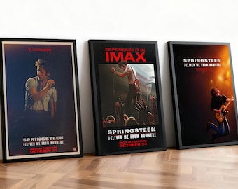 Poster del film "Deliver Me from Nowhere" di Springsteen / Home Theater / Decorazione murale personalizzata per dormitorio / Decorazione per la casa per appassionati di cinema / Regalo di compleanno