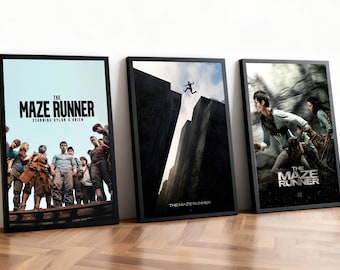 The Maze Runner Film Poster | Filmklassiker | Heimkino | Personalisierte Wohnheim Wandkunst | Film Fan Home Decor | Geburtstagsgeschenk