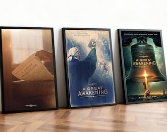 Plakat filmowy „Wielkie przebudzenie” | Klasyczne filmy | Kino domowe | Spersonalizowana dekoracja ścienna do akademika | Dekoracja domu dla kinomana | Prezent urodzinowy