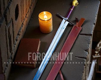 Chronicles of Narnia sword prince peter with magic kingdom with sheath, Caspian Master sword, Life size prop Halloween prop, Christmas gift