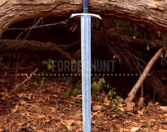 Espada vikinga de acero de Damasco con vaina, espada medieval, regalo de Navidad, espada personalizada, espada de fantasía, accesorio de Halloween, regalo coleccionable para hombres