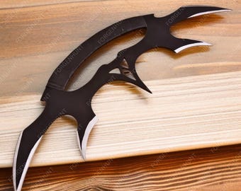 Klingon Bat'leth sword, Star trek cosplay prop, Game sword, Tv series collectible, best men gift, LARP costume, Bat sword, the dark knight