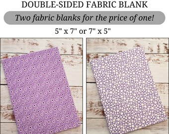 READY TO SHIP Fabric Blank, Cross Stitch Finishing, Cross Stitch Blank, Double Sided Fabric Blank, Purple Flip-Flop