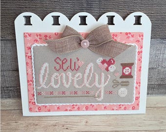 BOBBIN PENNY PADDLE (Basic White) - Cross Stitch Finishing Board, Cross Stitch Finishing Piece, Cross Stitch Backer