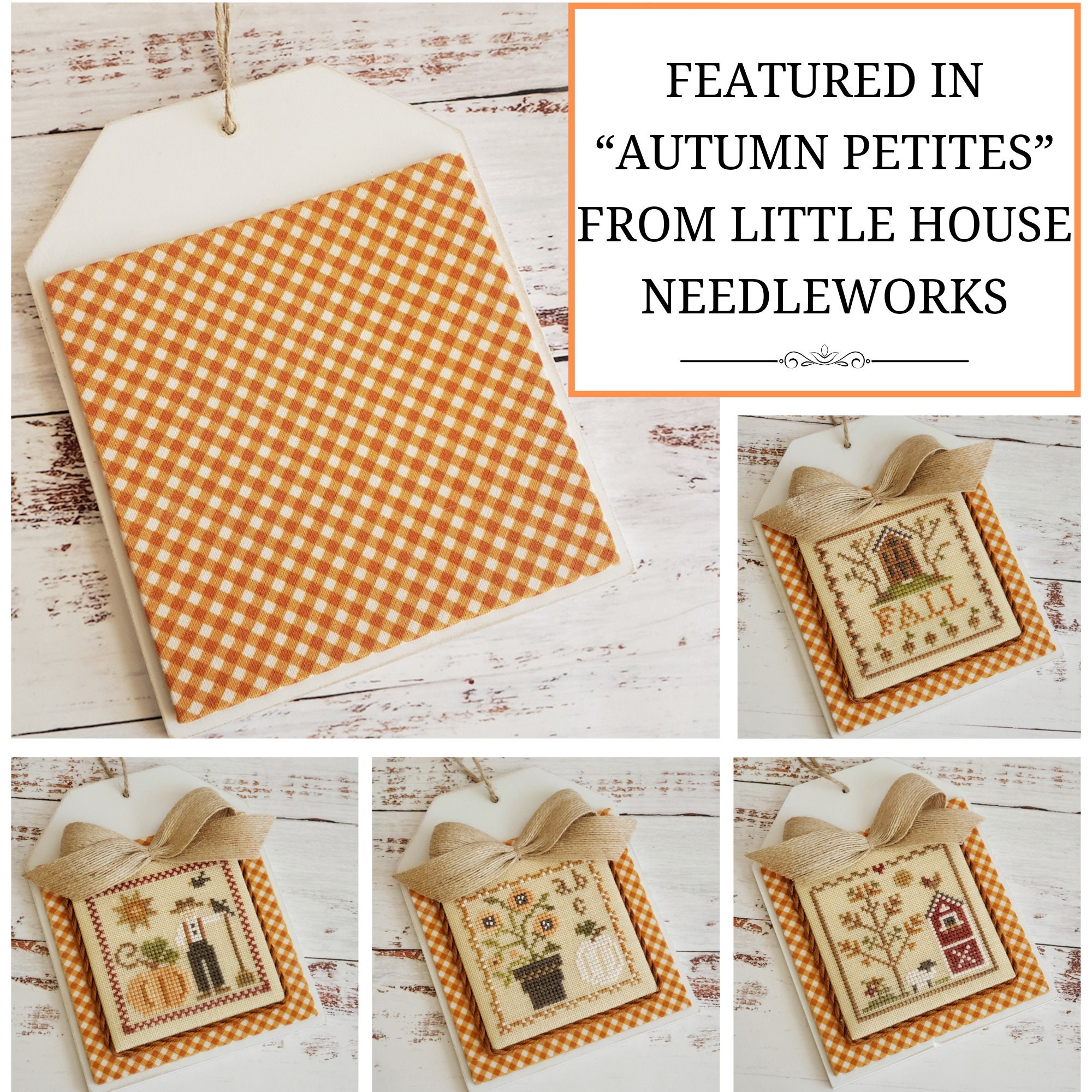 Little House Needleworks Winter Plaid - Cross Stitch Pattern